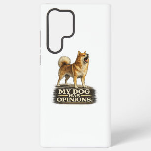 Finnish Spitz Shirt – My Dog Has Opinions Samsung Galaxy Case