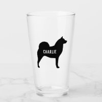 Finnish Spitz Silhouette Personalised Dog Breed