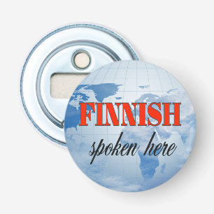 Finnish spoken here cloudy earth bottle opener