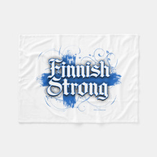 Finnish Strong (Finland) Fleece Blanket