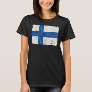 Finnish Vintage Flag Made In Finland T-Shirt