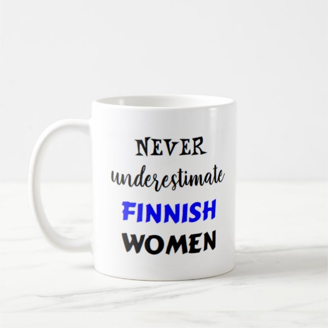 finnish women coffee mug (Left)