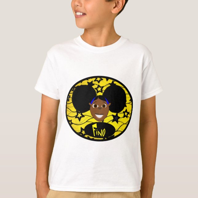 Fino Smile Yellow Fab! T-Shirt (Front)