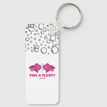 Fins A Plenty Betta Fish Keychain
