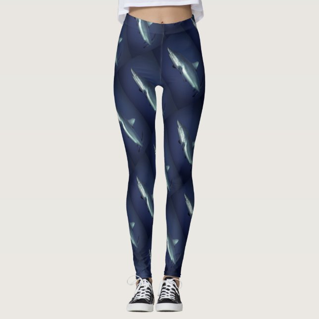 Fins Fin : Cool shark pattern print Leggings (Front)