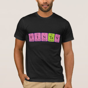 Fintan periodic table name shirt