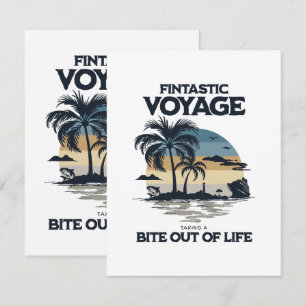 Fintastic Voyage Taking a Bite Out of Life Enclosure Card