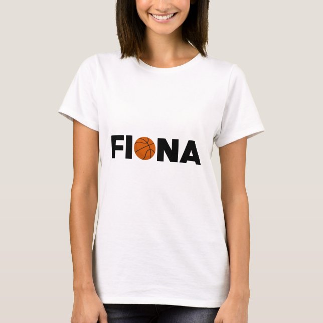 Fiona Basketball T-Shirt (Front)