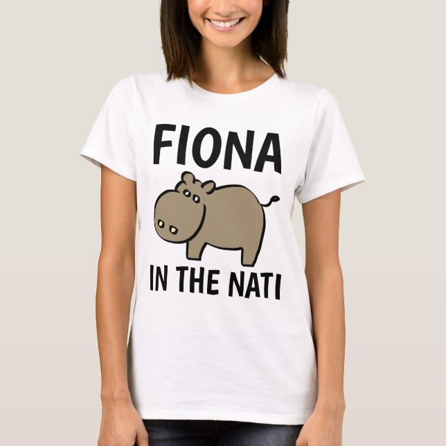 FIONA CINCINNATI HIPPO T-Shirts (Front)