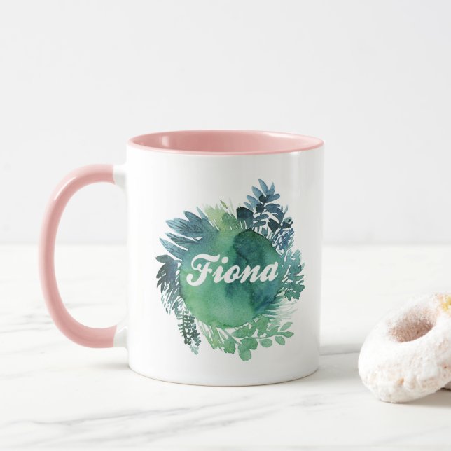 Fiona Foliage Mug (With Donut)