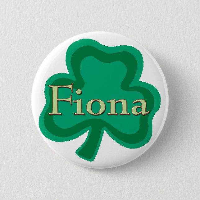 Fiona Irish 6 Cm Round Badge (Front)