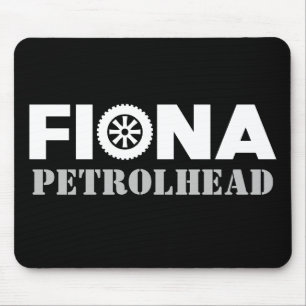 Fiona Petrol Head Mouse Pad
