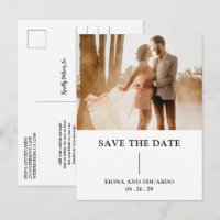 Fiona Photo Bold Monogram Modern Wedding
