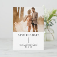 Fiona Photo Bold Monogram Modern Wedding