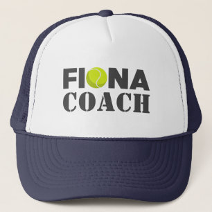 Fiona Tennis Coach Trucker Hat