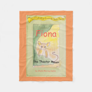 Fiona the Theatre Mouse Fleece Blanket