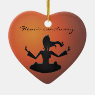 Fiona's sanctuary ceramic ornament