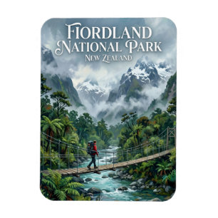 Fiordland National Park New Zealand Magnet