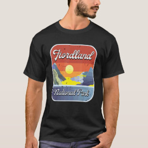Fiordland National Park Souvenir New Zealand Natur T-Shirt
