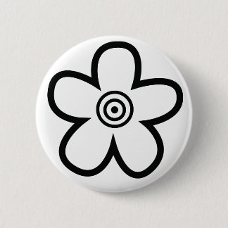 fiore 6 cm round badge