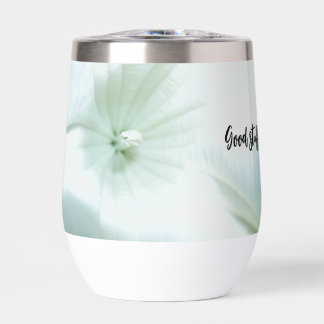 Fiore Bianco Stainless Steel Wine Tumbler