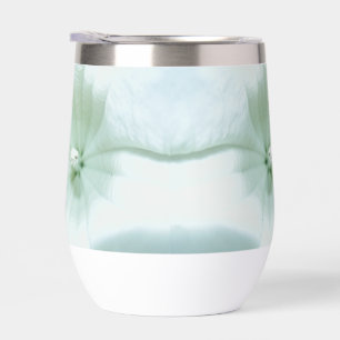 Fiore Bianco Stainless Steel Wine Tumbler