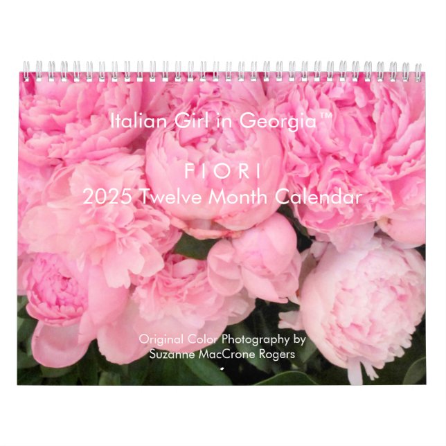 Fiori 2025 Photo Calendar - Botanicals & Blooms (Cover)