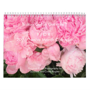 Fiori 2026 Photo Calendar - Botanicals & Blooms
