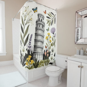 Fiori in Pisa Shower Curtain