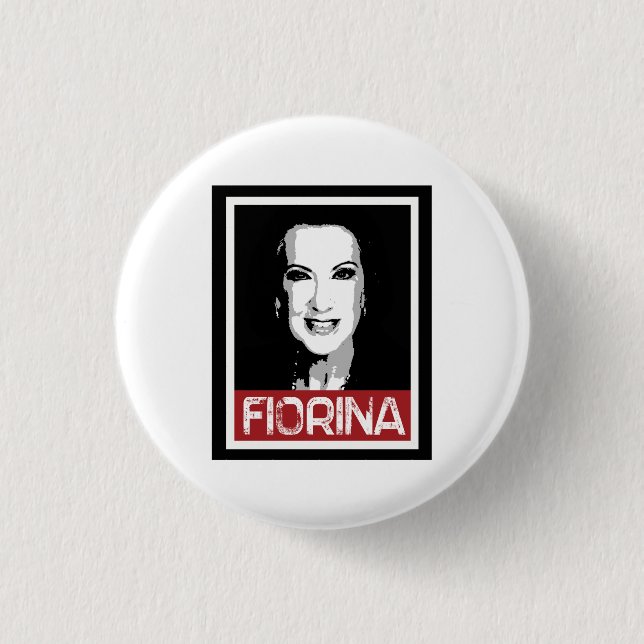 Fiorina 2016 Street Art 3 Cm Round Badge (Front)