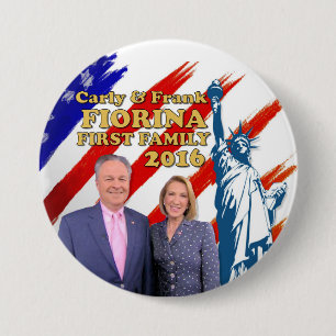 Fiorina First Family 2016 7.5 Cm Round Badge