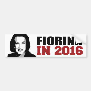 Fiorina in 2016 Bumper -.png Bumper Sticker