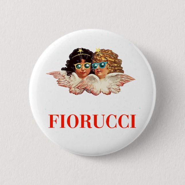 FIORUCCI  6 CM ROUND BADGE (Front)