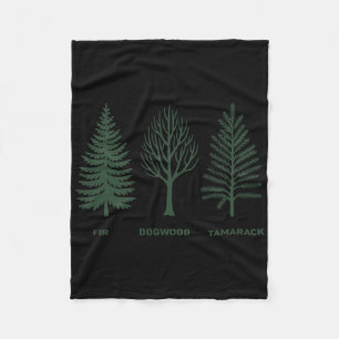 Fir Dogwood Tamarack For Mens Womens  Fleece Blanket
