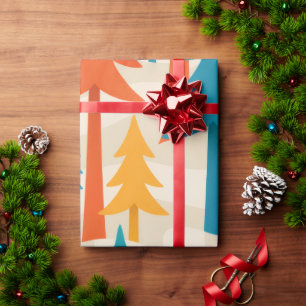 Fir forest wrapping paper