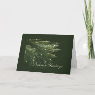 FIR FRONDS SEASON'S GREETINGS HOLIDAY CARD