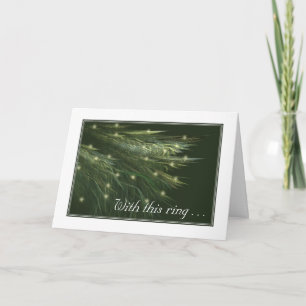 FIR FRONDS Wedding Invitation