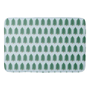 Fir Tree Forest Bath Mat