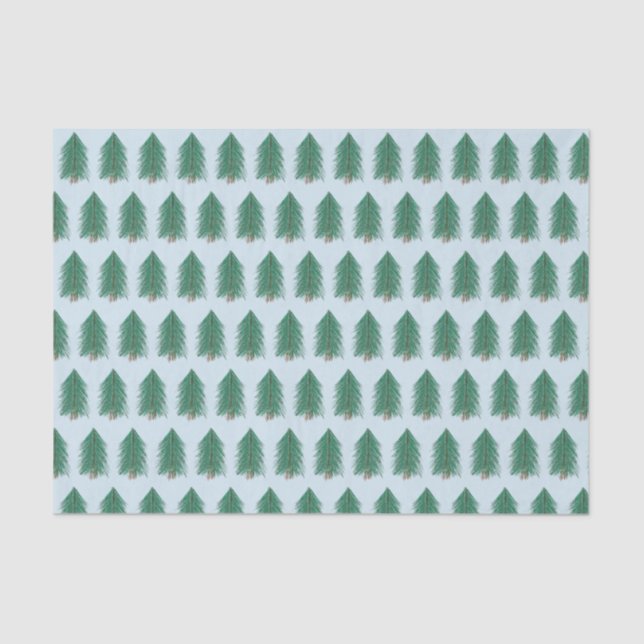 Fir Tree Forest Tissue Paper (Front)