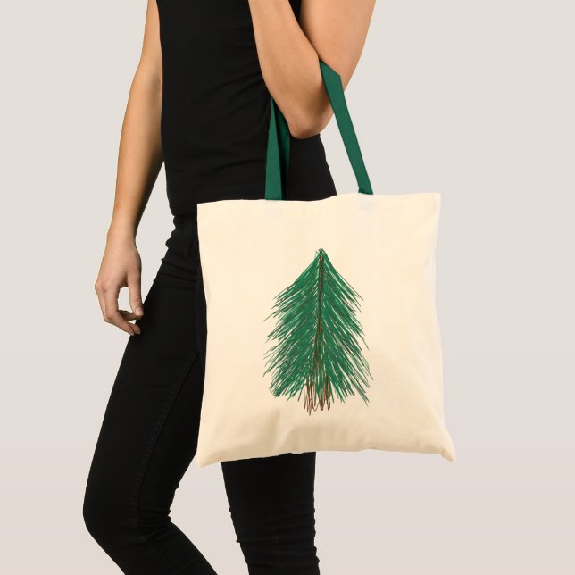 Fir Tree Forest Tote Bag (Front (Product))