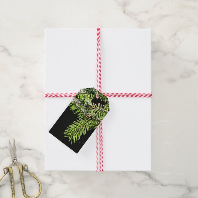 Fir tree gift tags (With Twine)