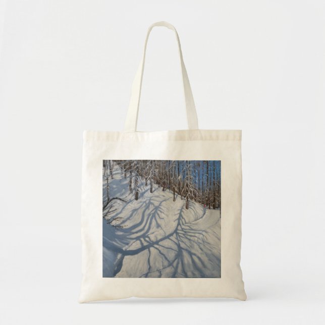 Fir Tree Shadows Tignes 2009 Tote Bag (Front)