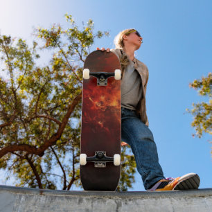 Fire Abstract Art Skateboard