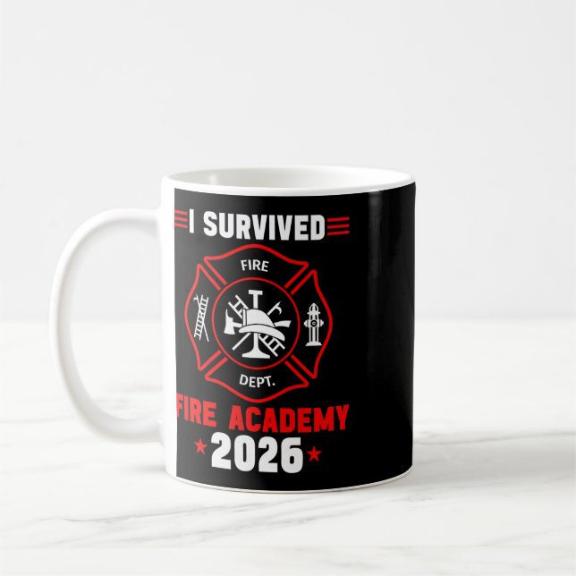 Fire Academy Graduation 2026 Dge Future Firefighte Coffee Mug (Left)