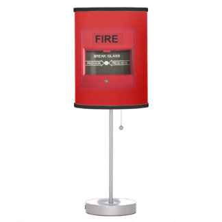 Fire Alarm Desk Lamp