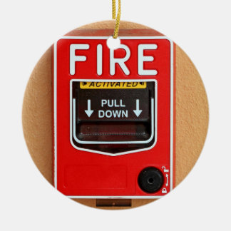 Fire Alarm Handle Ceramic Tree Decoration