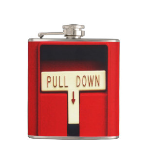 Fire alarm hip flask