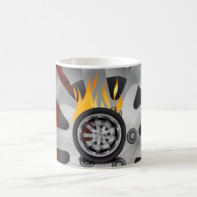 Fire, Alloy Coffee Mug (Center)