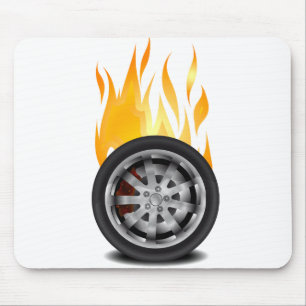 Fire, Alloy Mouse Pad