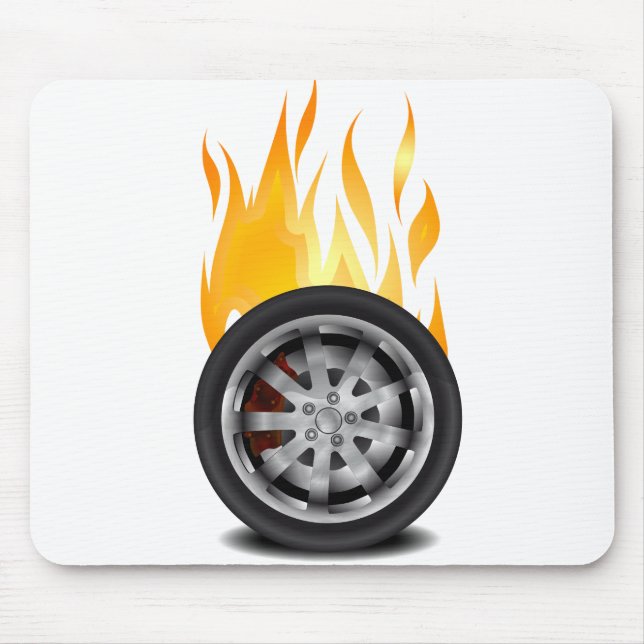 Fire, Alloy Mouse Pad (Front)